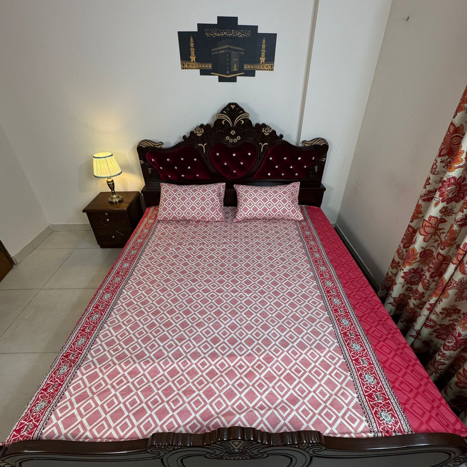 King Size BedSheet with Two Pillow Cover-BS-35