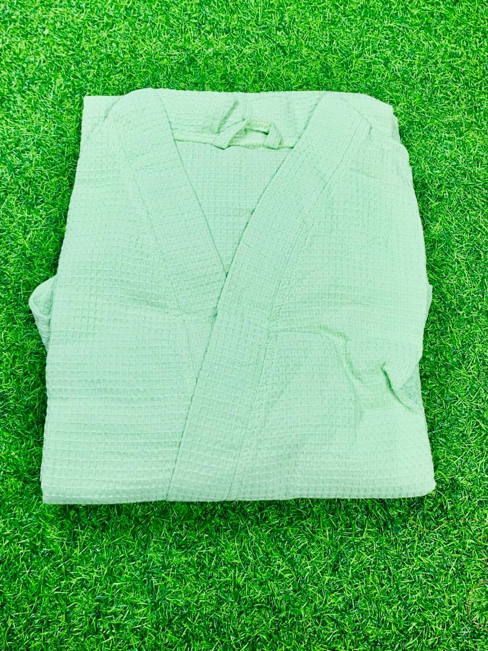 Country Soul Waffle Cotton Bathrobe – Lightweight PB-05