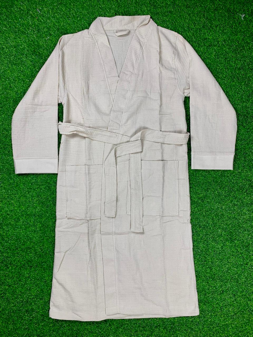 Country Soul Waffle Cotton Bathrobe – Lightweight PB-01