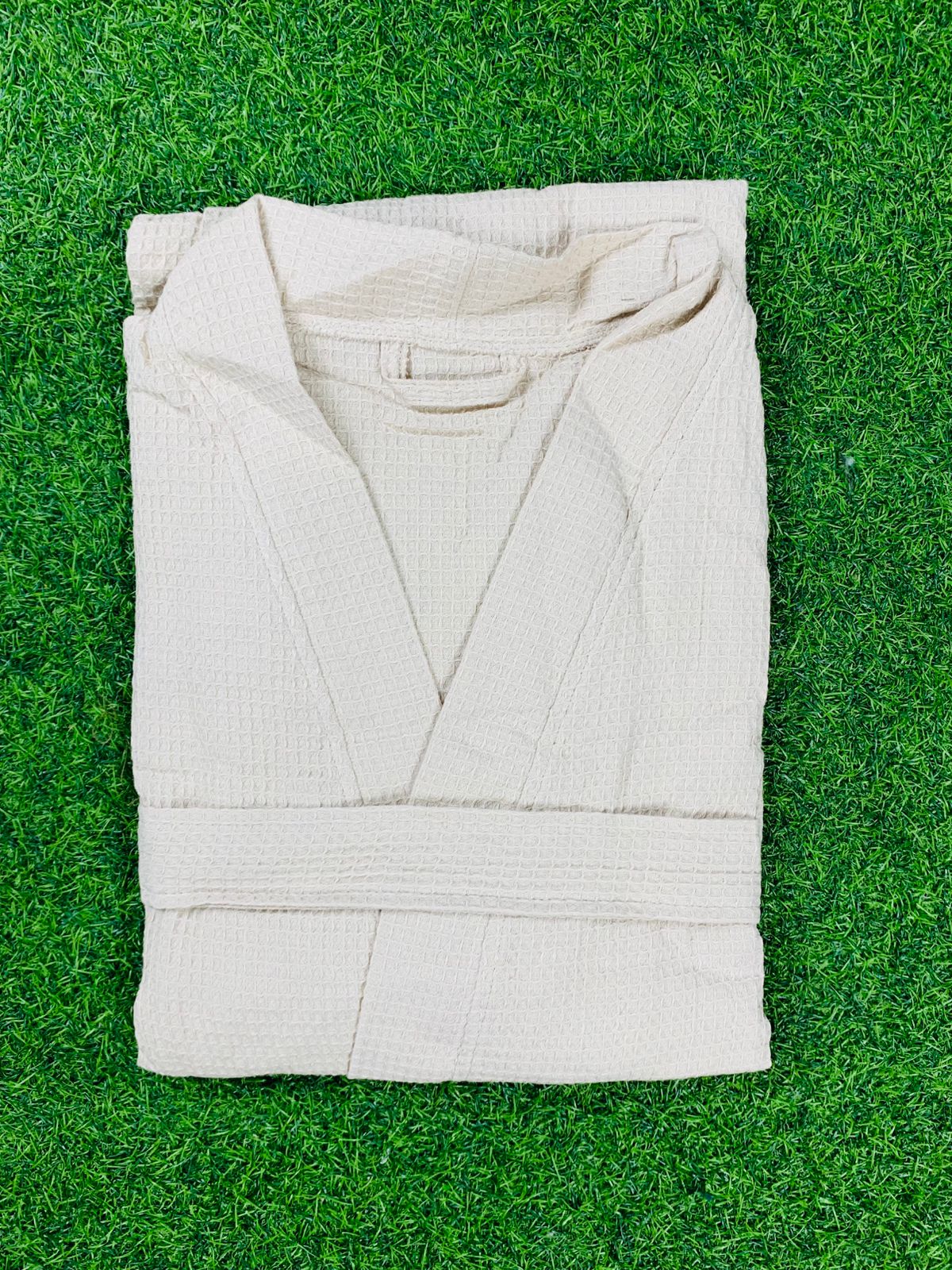 Country Soul Waffle Cotton Bathrobe – Lightweight PB-01