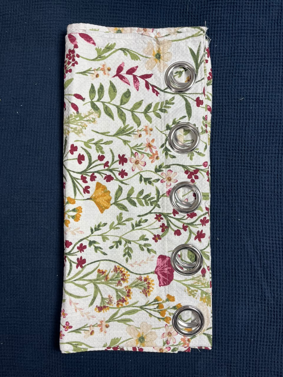 Decorative Waffle Printed Curtain - DC 122