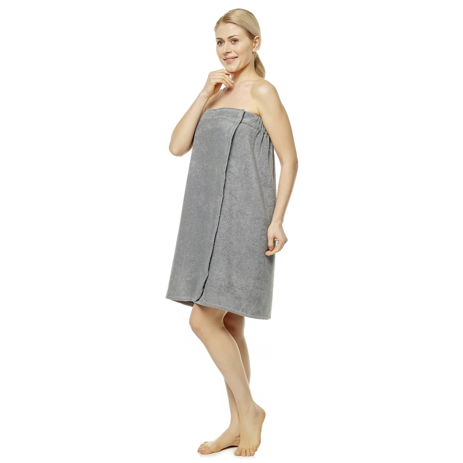 Cotton Bath and Shower Wrap Towel (31.5x53 Inch)
