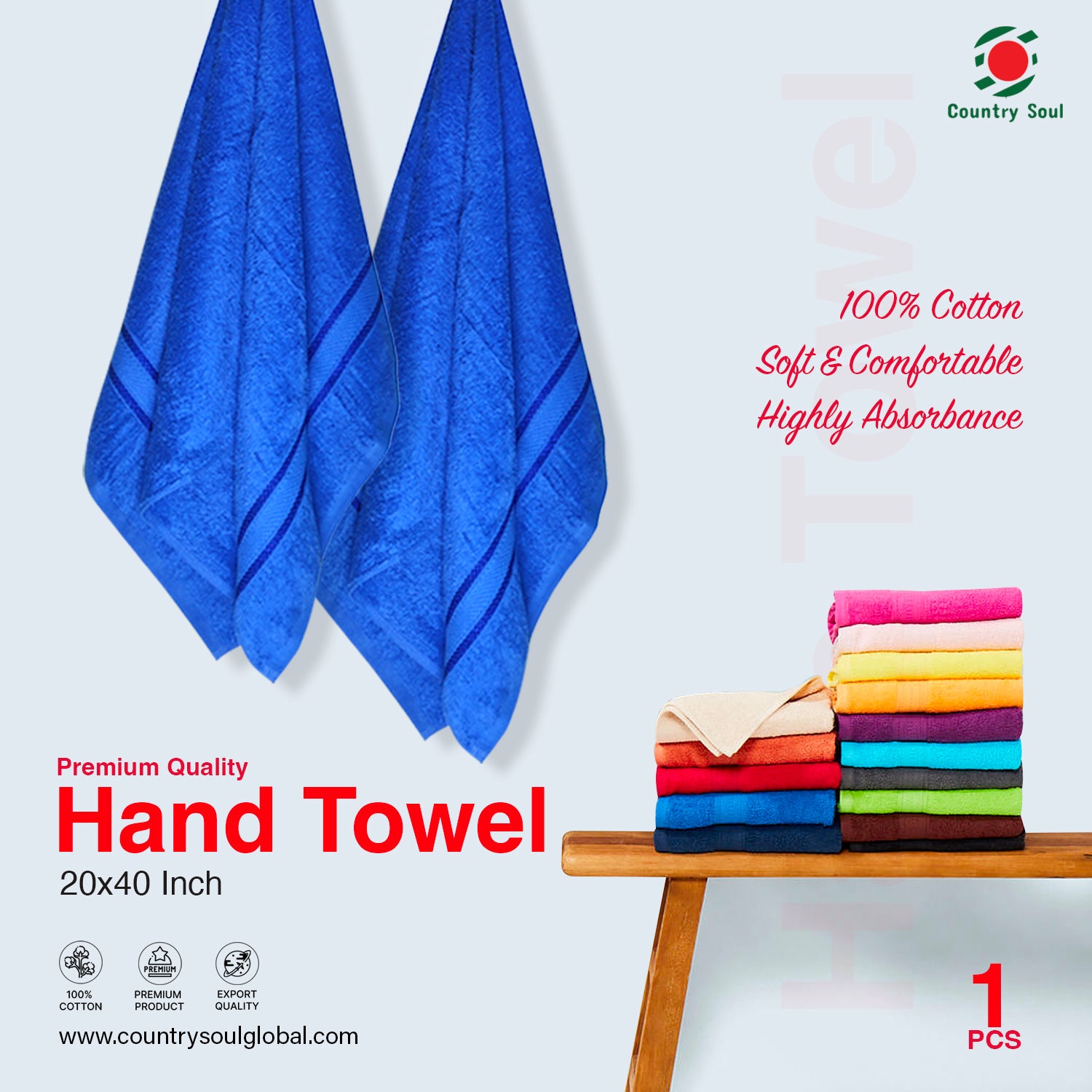 1 Pc Hand Towel/Guest Towel