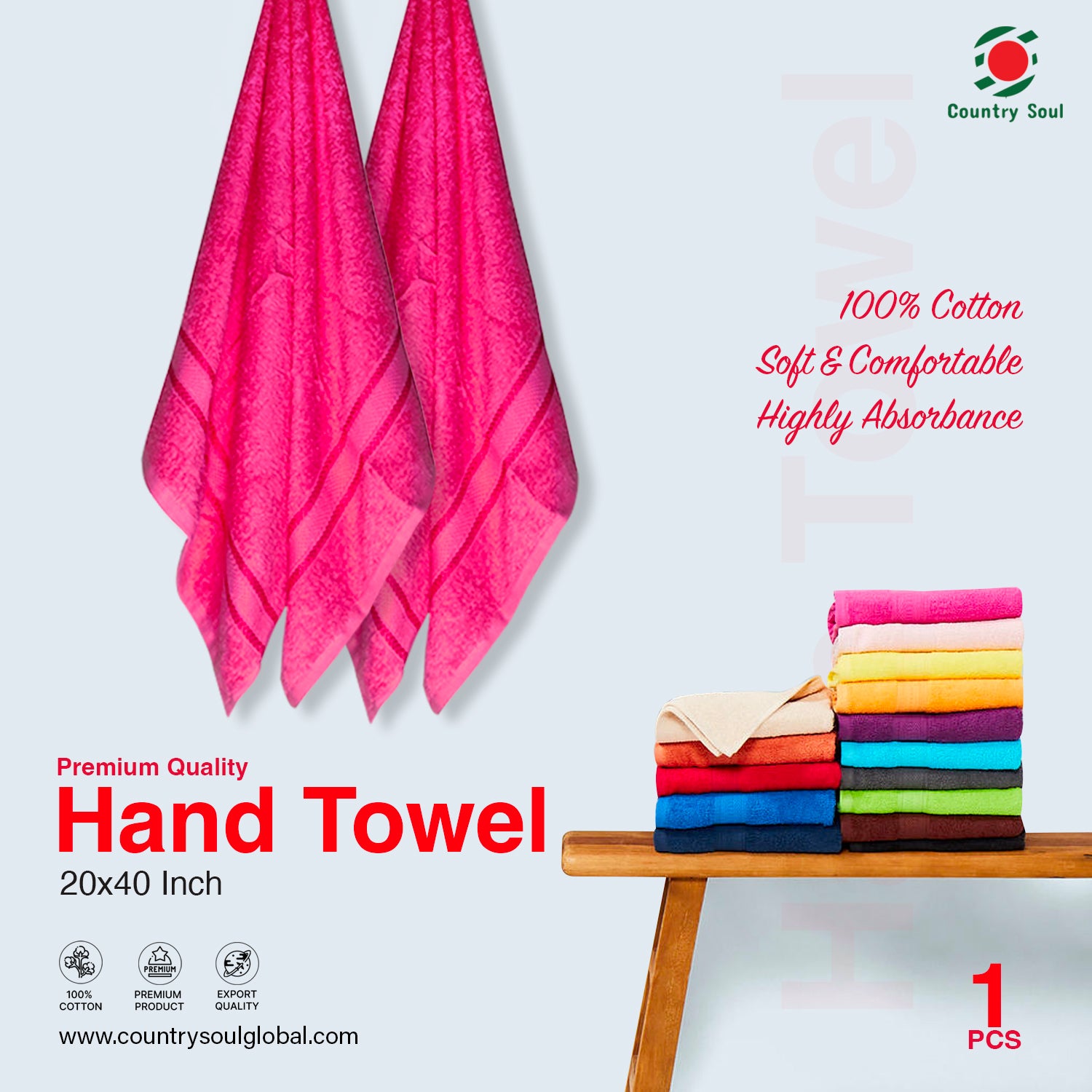 1 Pc Hand Towel/Guest Towel