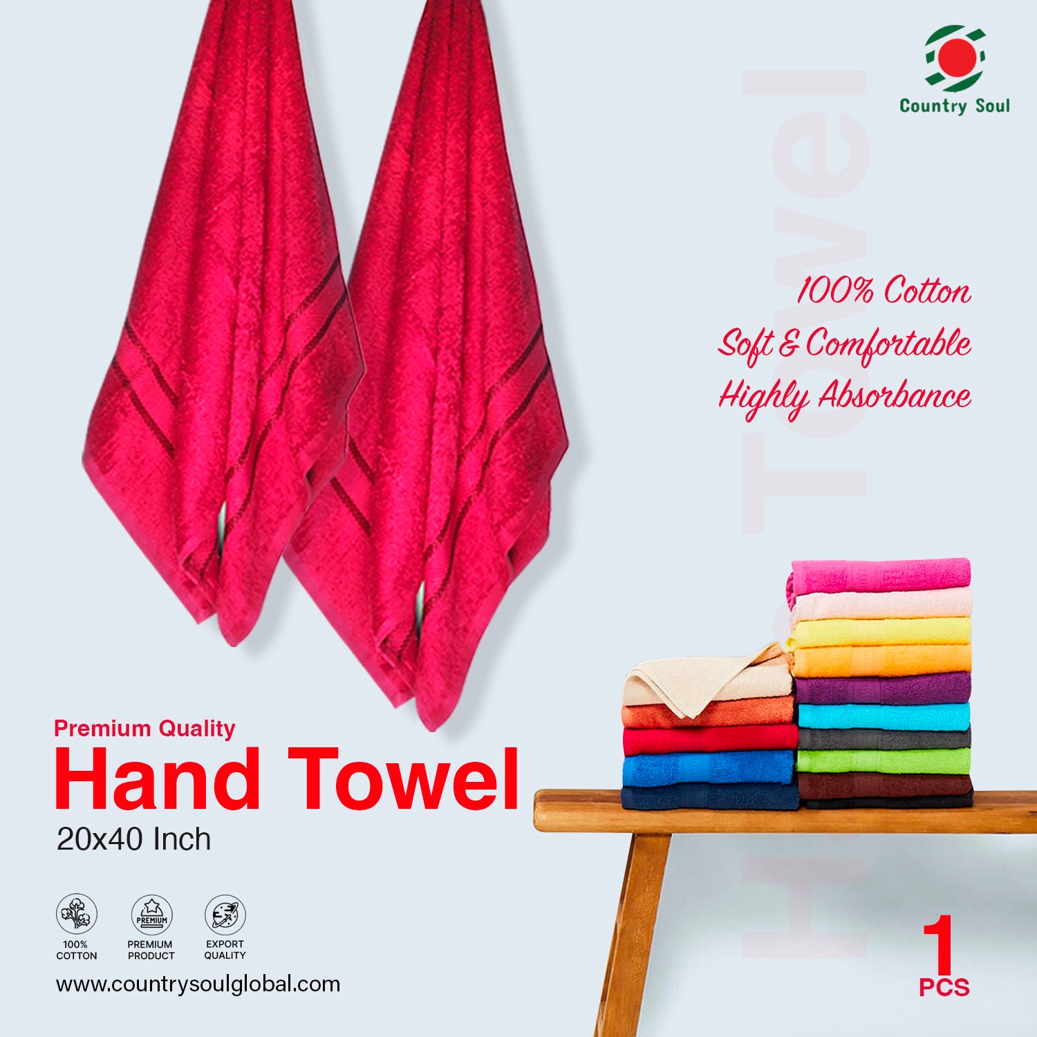 1 Pc Hand Towel/Guest Towel