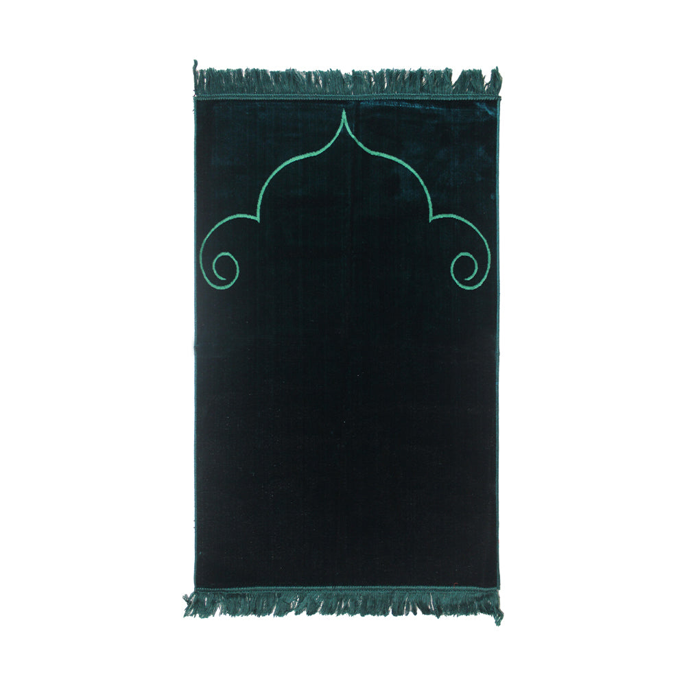 Solid Color Turkey Made Soft Prayer Mat, Jaynamaz