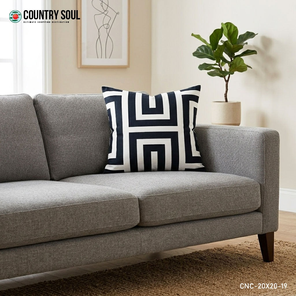 Decorative Cushion Cover 20"x20", 18"x18", 16"x16" Inch, Design-19
