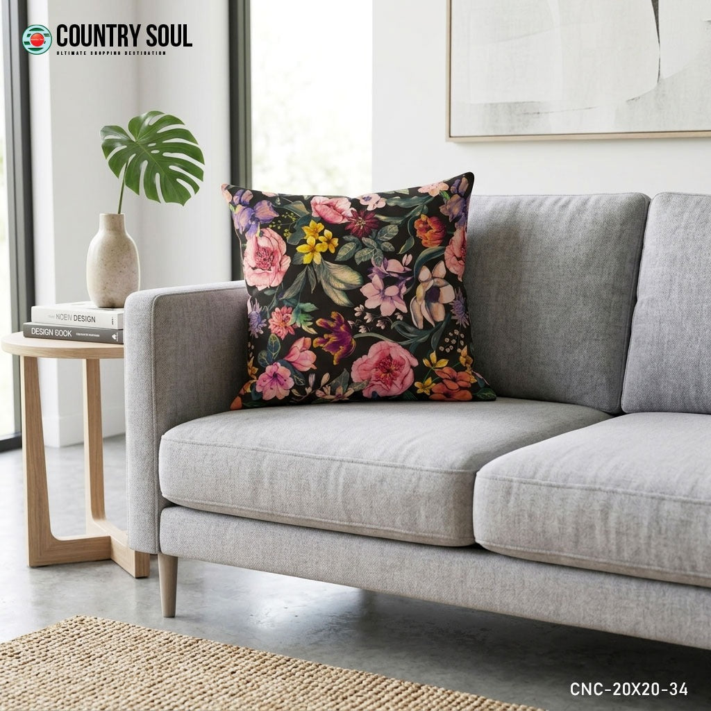 Decorative Cushion Cover 20"x20", 18"x18", 16"x16" Inch, Design-34
