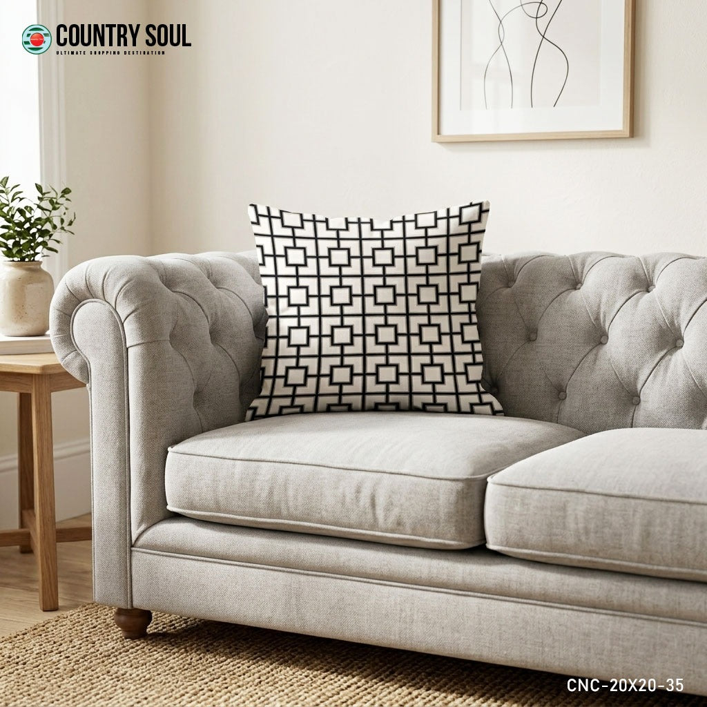 Decorative Cushion Cover 20"x20", 18"x18", 16"x16" Inch, Design-35