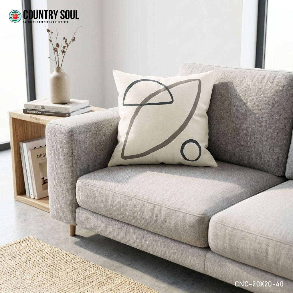 Decorative Cushion Cover 20"x20", 18"x18", 16"x16" Inch, Design-40