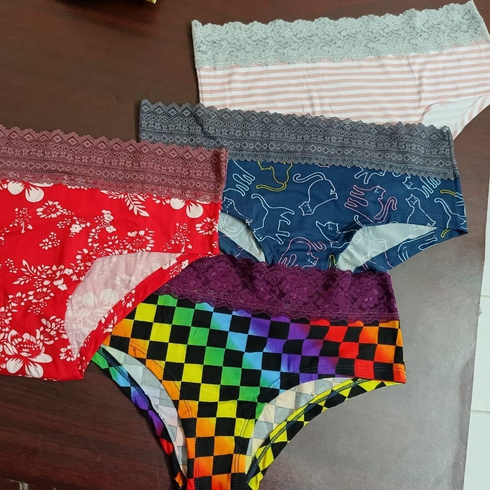 Victoria Secret 7 Pcs Lace Panty Box