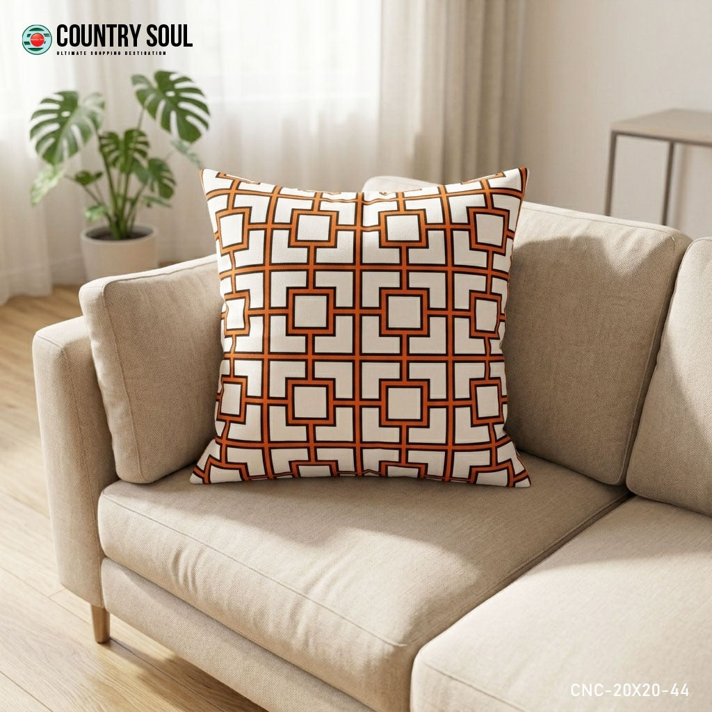Decorative Cushion Cover 20"x20", 18"x18", 16"x16" Inch, Design-44