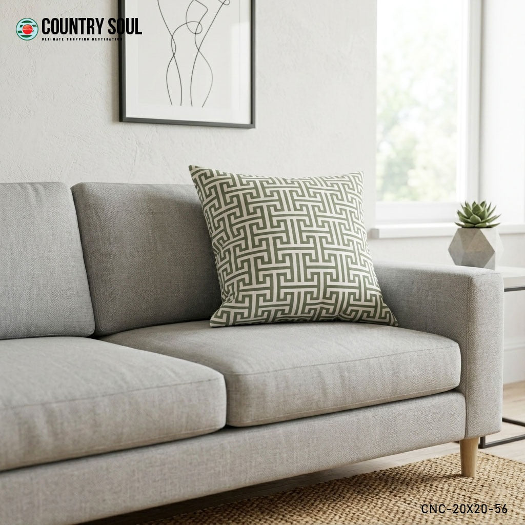 Decorative Cushion Cover 20"x20", 18"x18", 16"x16" Inch, Design-56