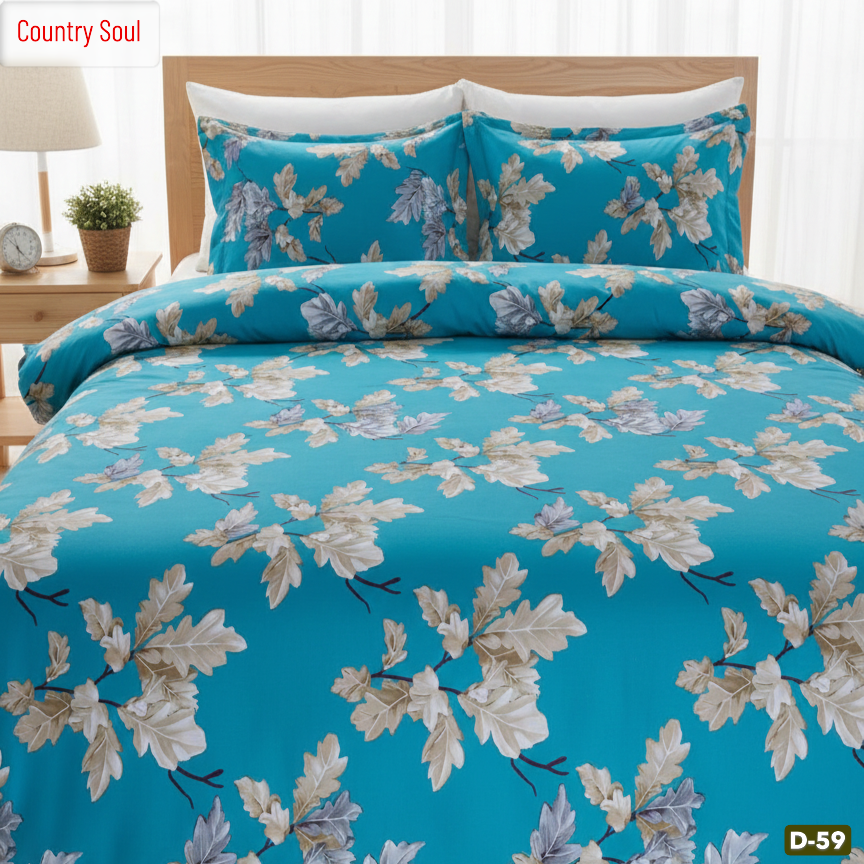 KING SIZE COMFORTER SET (5 PCS SET) D-59