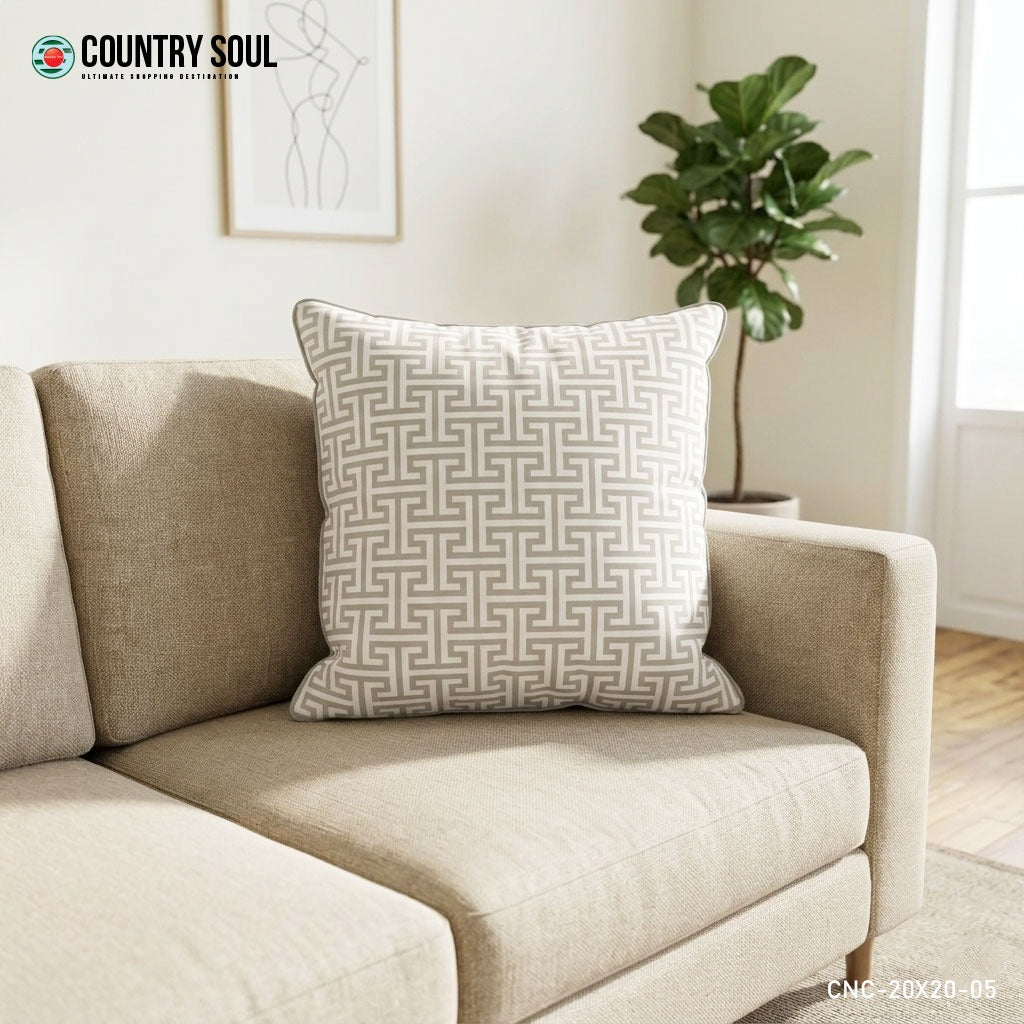 Decorative Cushion Cover 20x20 Inch, Design-05