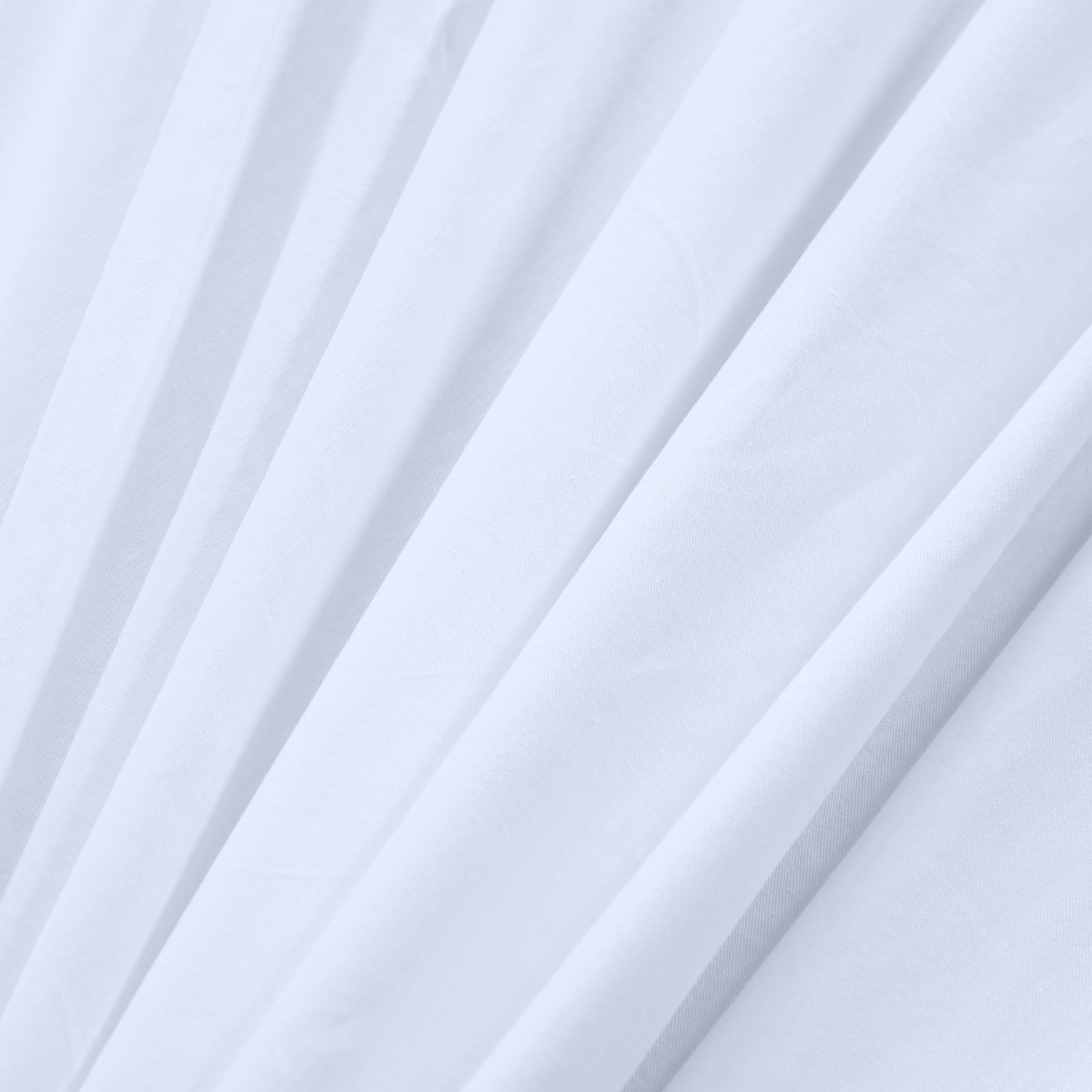 SOLID COLOR King Size Bedsheet with 2 Pillow Cover, 100% Cotton, Ultra Soft (8.5 Feet By 7.5 Feet)