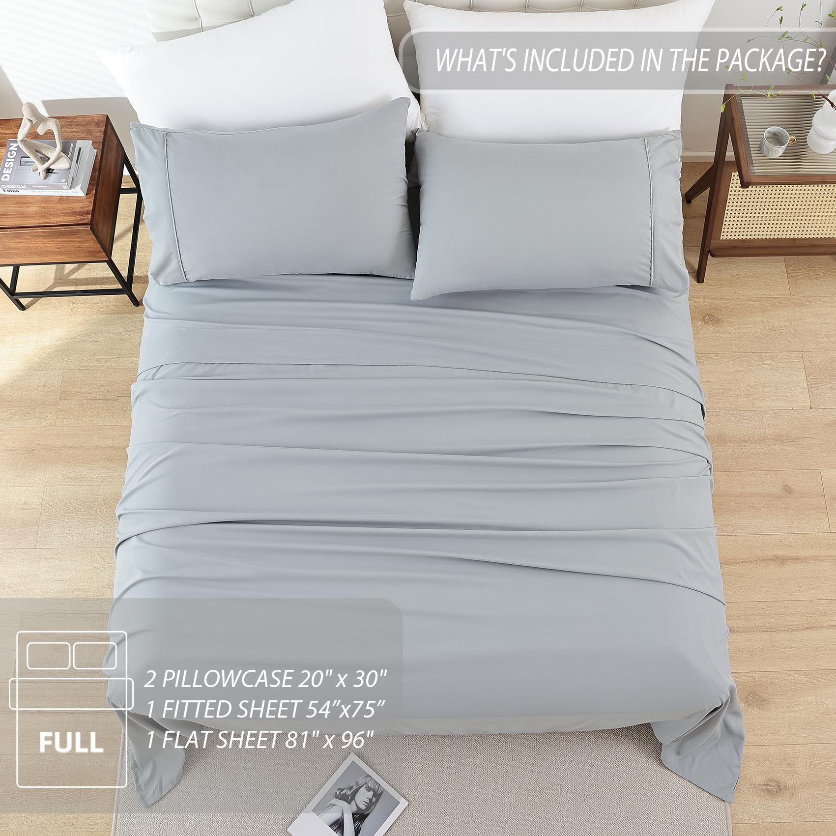 SOLID COLOR King Size Bedsheet with 2 Pillow Cover, 100% Cotton, Ultra Soft (8.5 Feet By 7.5 Feet) (Copy)