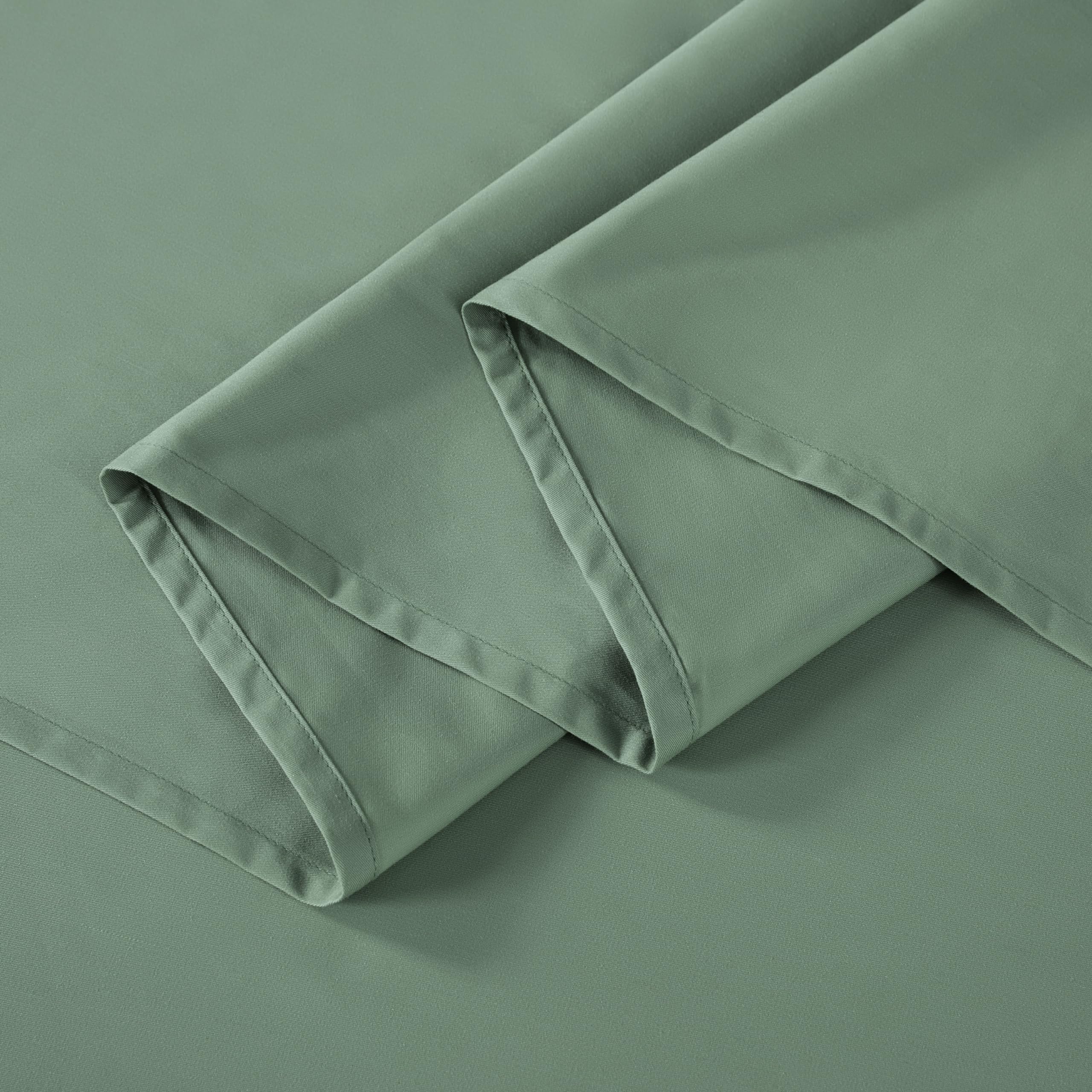 SOLID COLOR King Size Bedsheet with 2 Pillow Cover, 100% Cotton, Ultra Soft (8.5 Feet By 7.5 Feet)