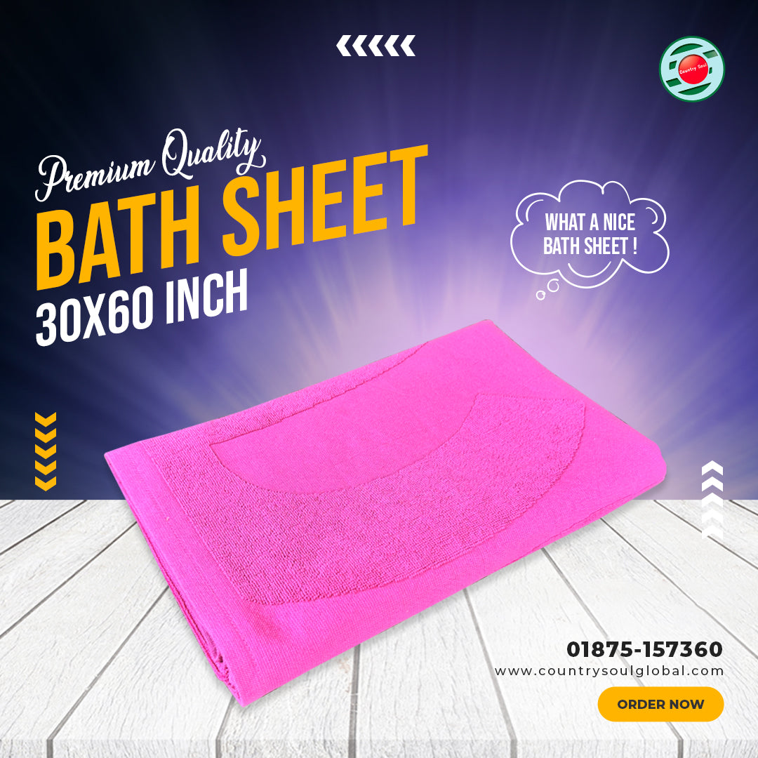Premium Quality Cotton Made Bath Sheet