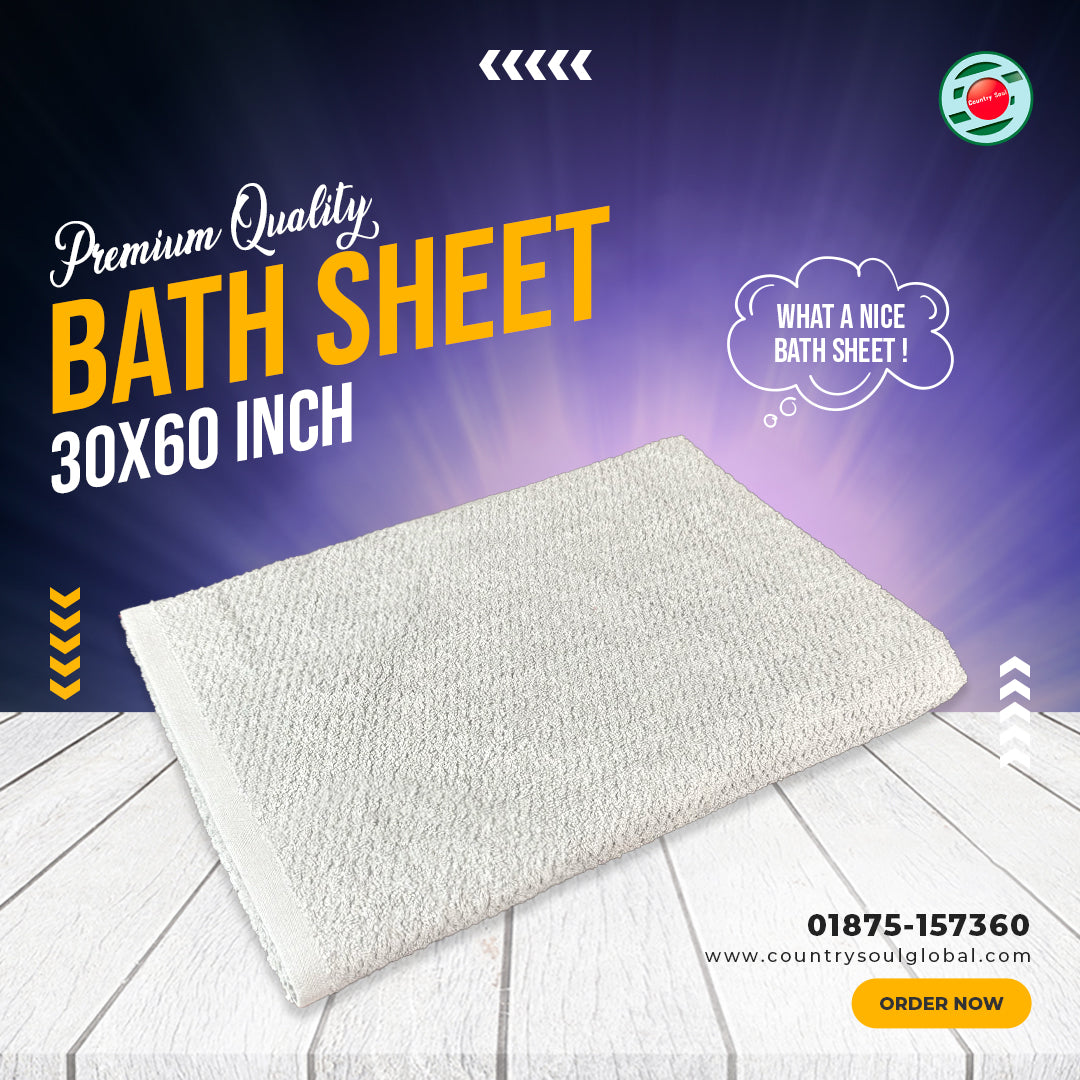 Premium Quality Cotton Made Bath Sheet