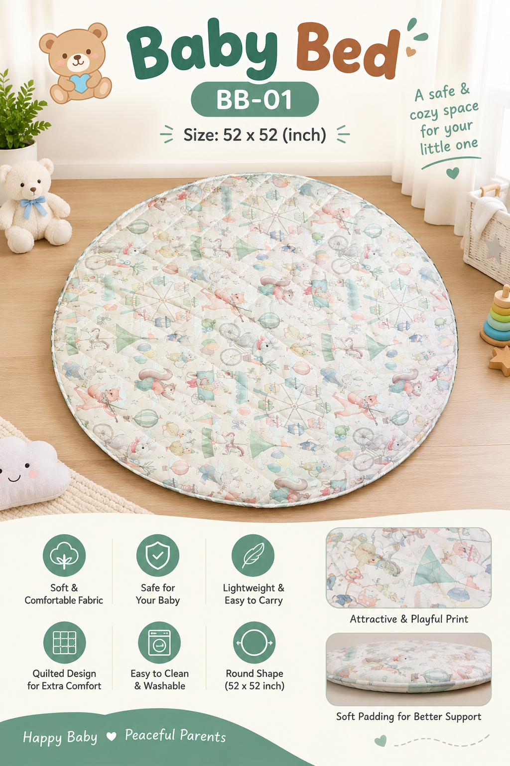 Nitore Baby Bed