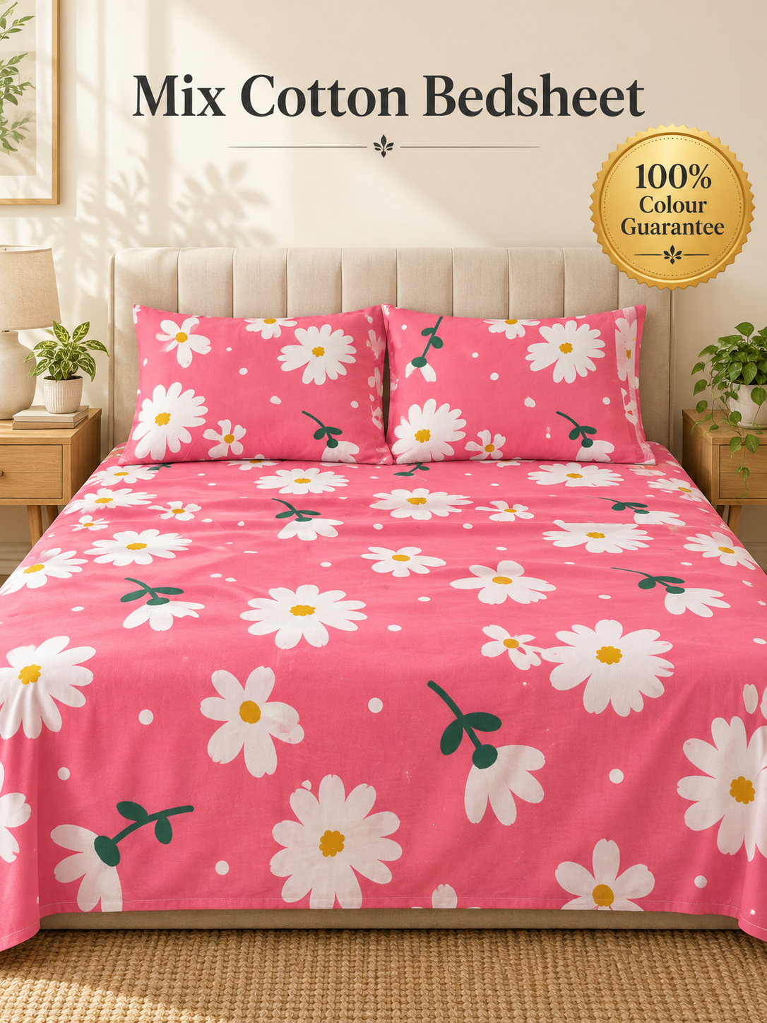 Mix Cotton Bedsheet