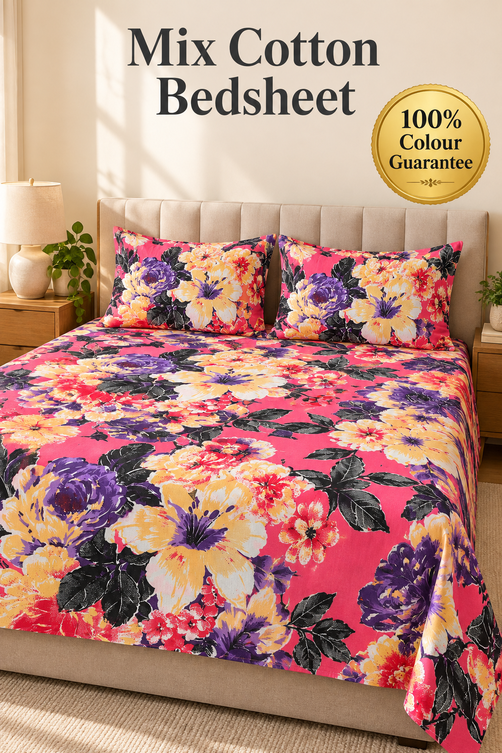 Mix Cotton Bedsheet