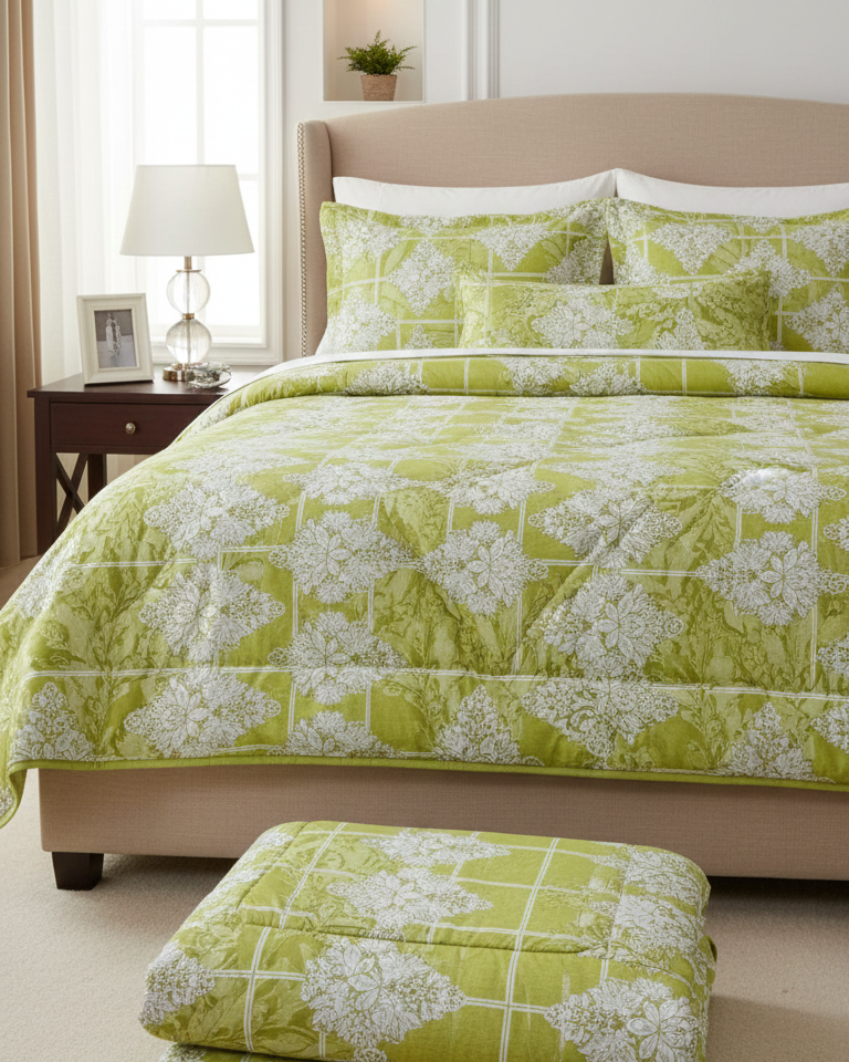 KING SIZE COMFORTER SET (6 PCS SET)D-11