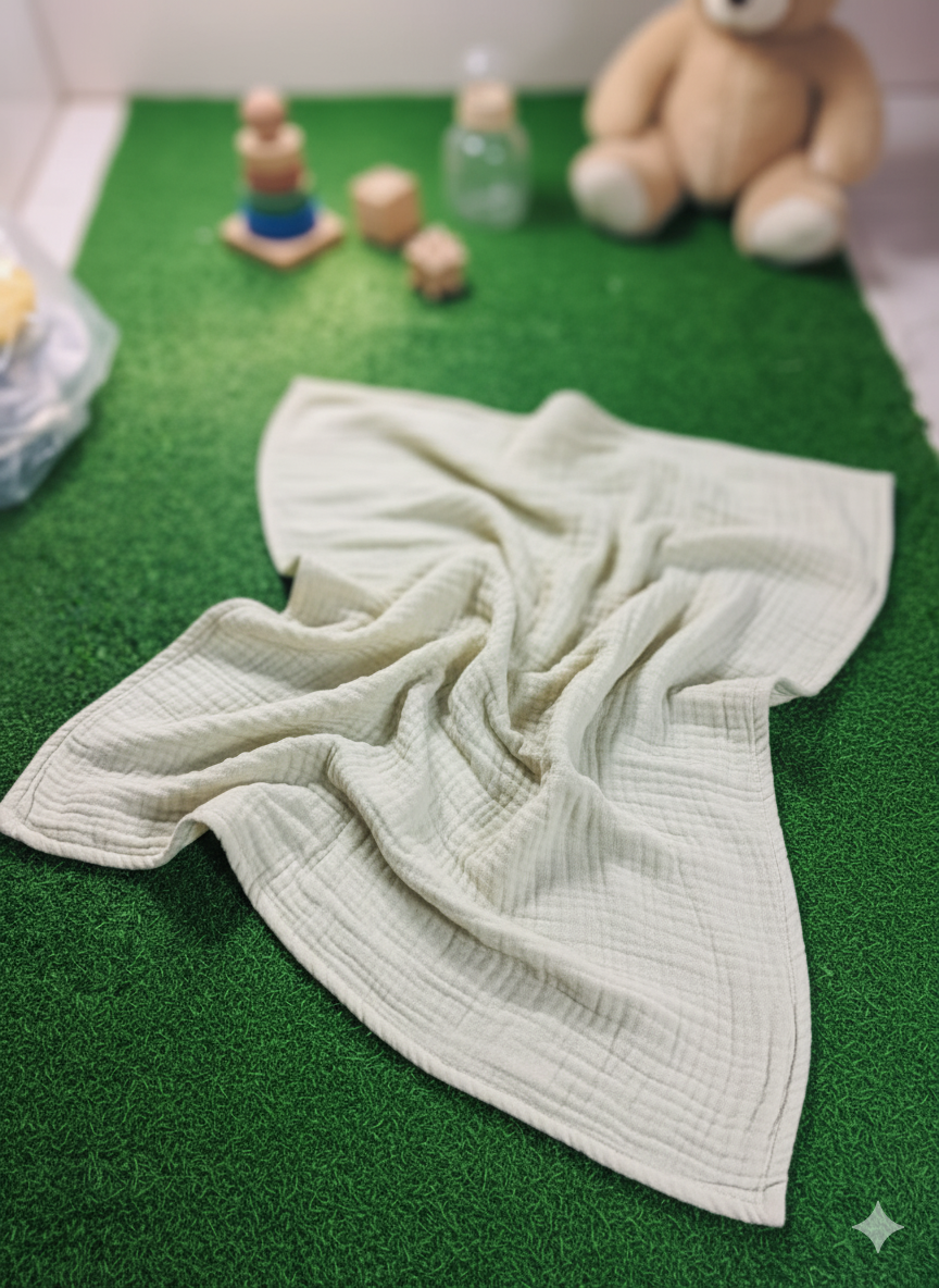 4 Layer Moslin Baby Blanket or Baby Katha (5 Pcs Combo)