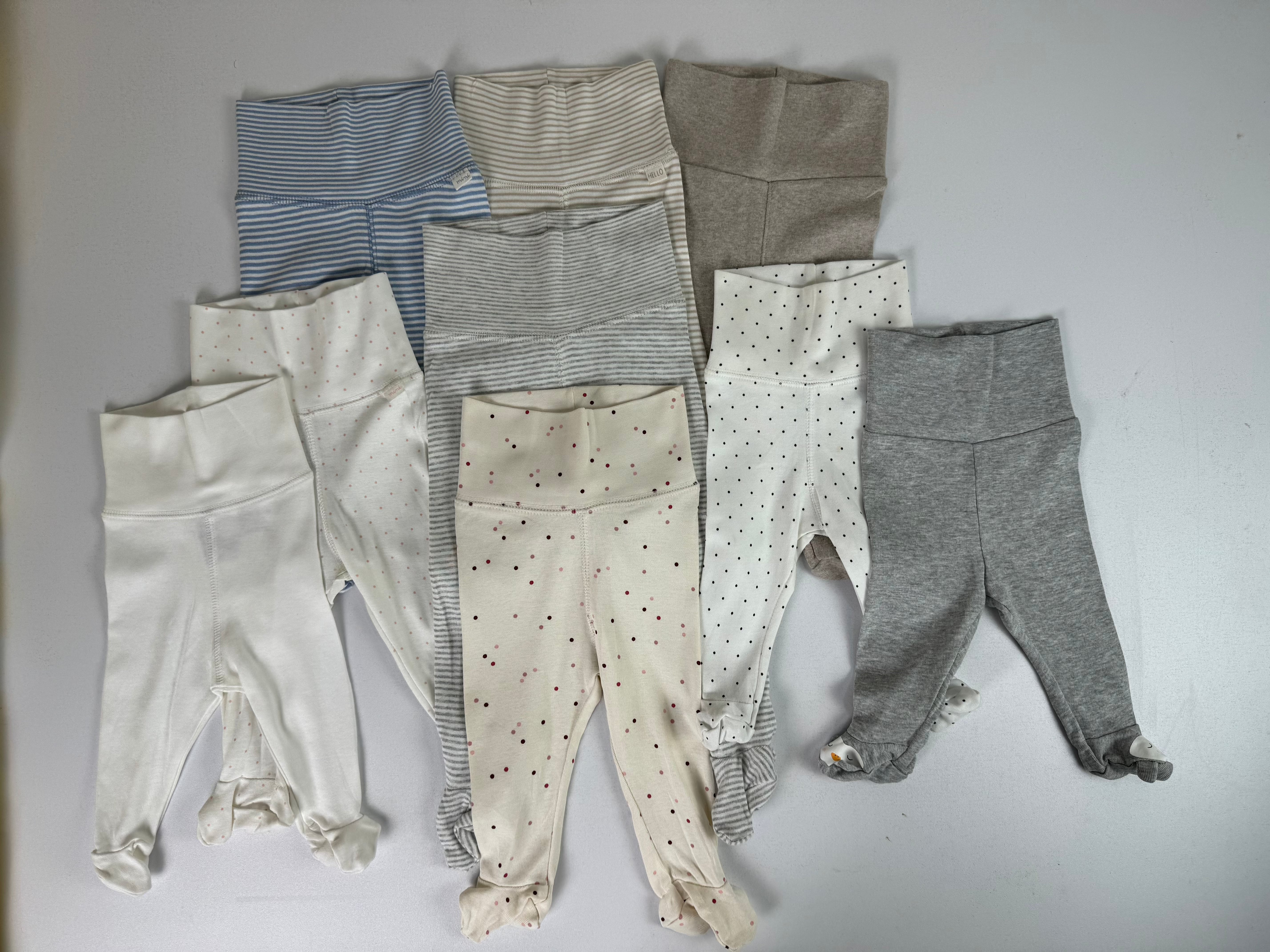 5 Pcs Organic Cotton Made Baby Trouser With Socks