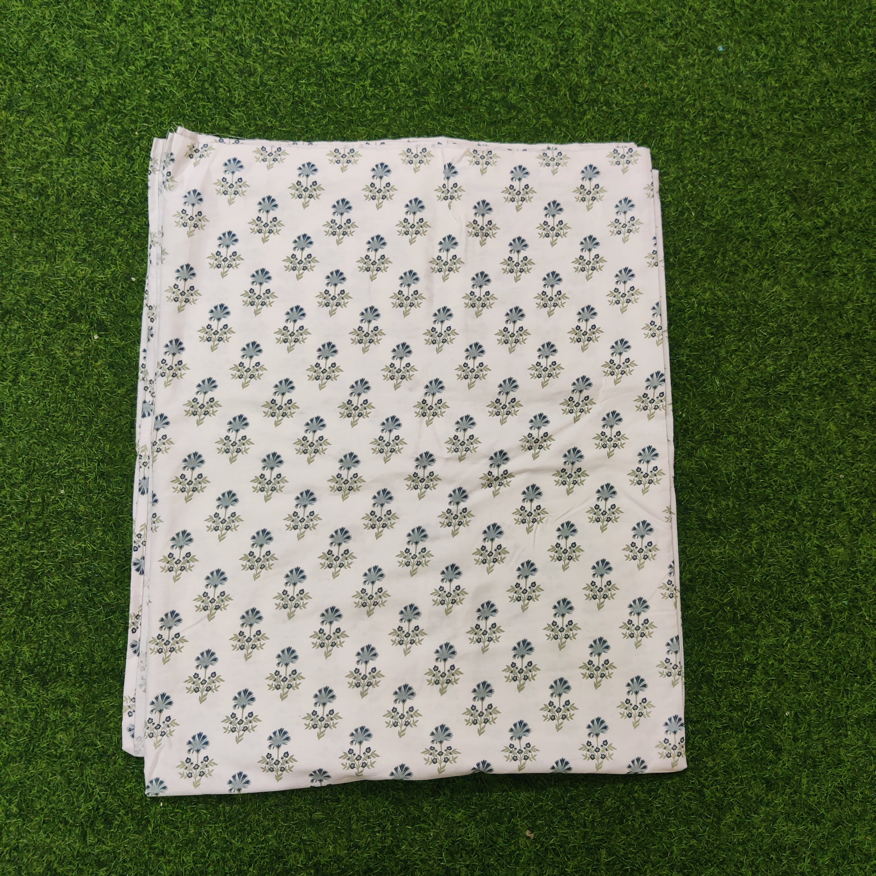 Twill Cotton Fabric King size bed Sheet With Two Pillow Cover-14