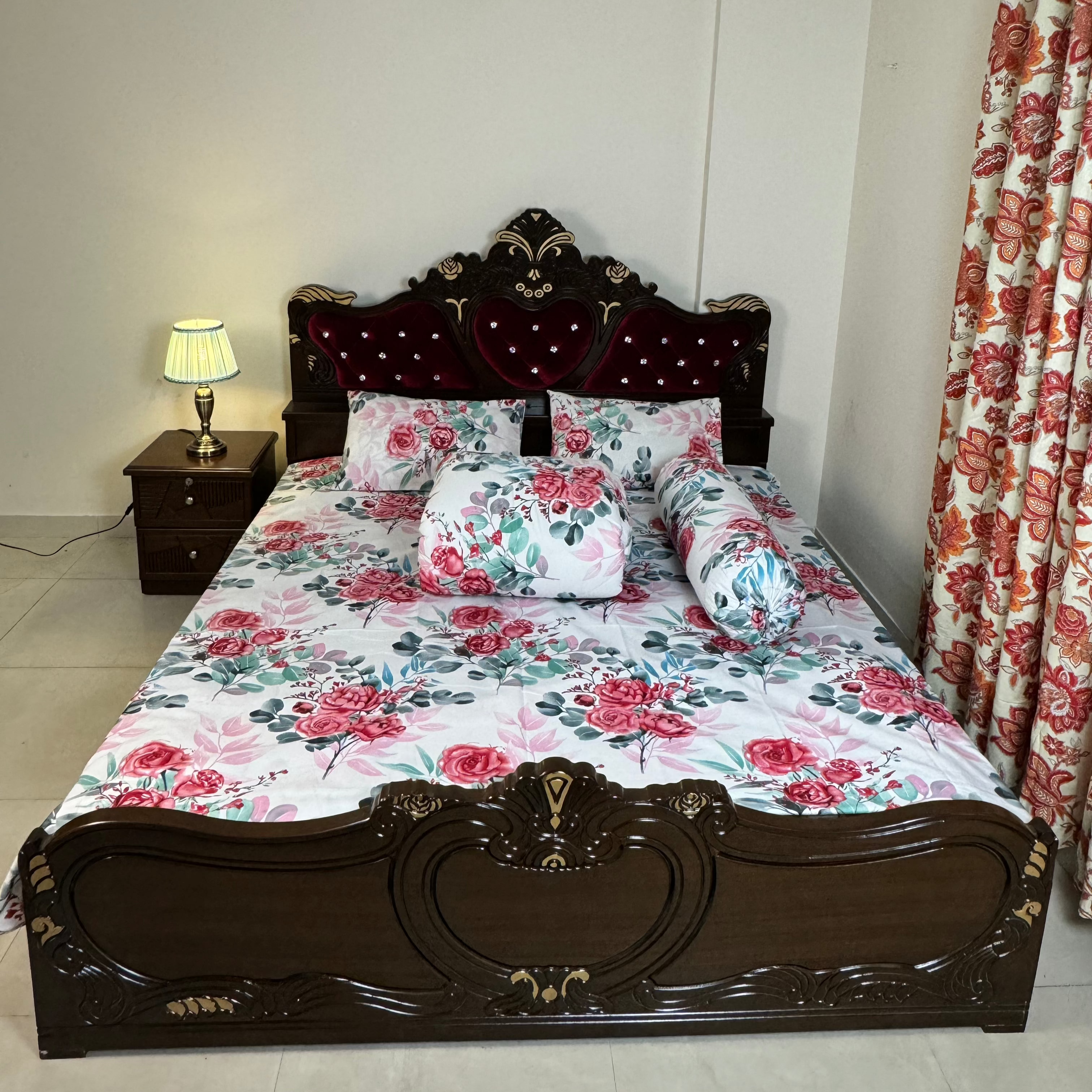 KING SIZE COMFORTER SET  (6 PCS SET)