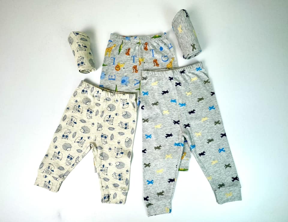 10 Pcs Baby Keeper/Romper & 5 Pcs Joggers for 0 to 24 month