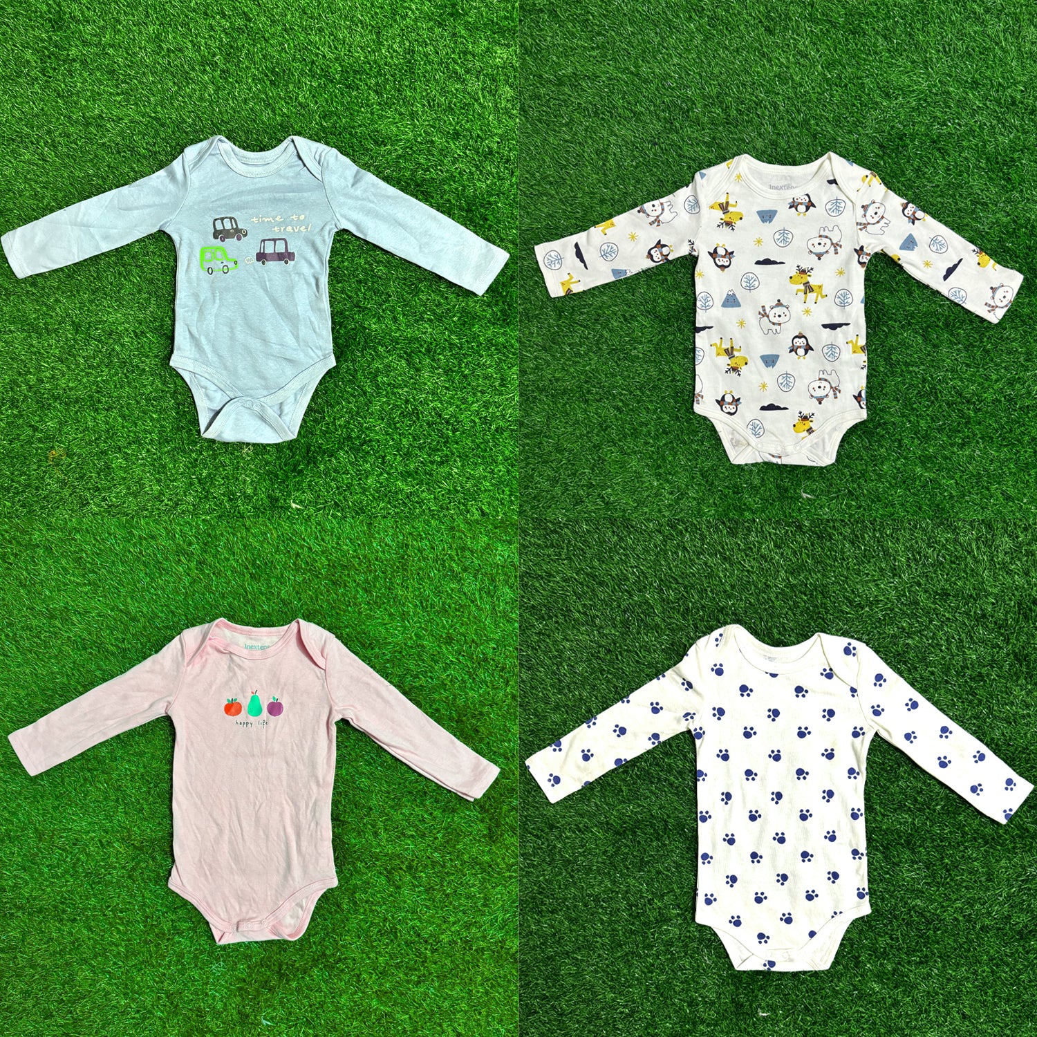 10 Pcs Baby Keeper/Romper & 5 Pcs Joggers for 0 to 24 month