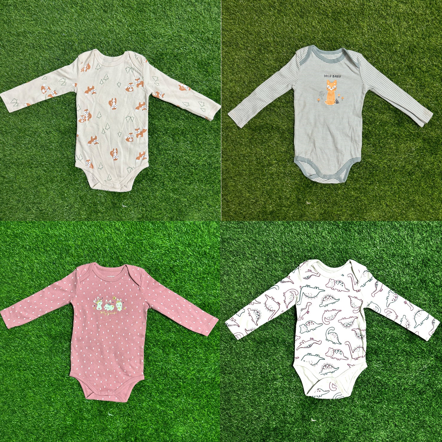 10 Pcs Baby Keeper/Romper & 5 Pcs Joggers for 0 to 24 month