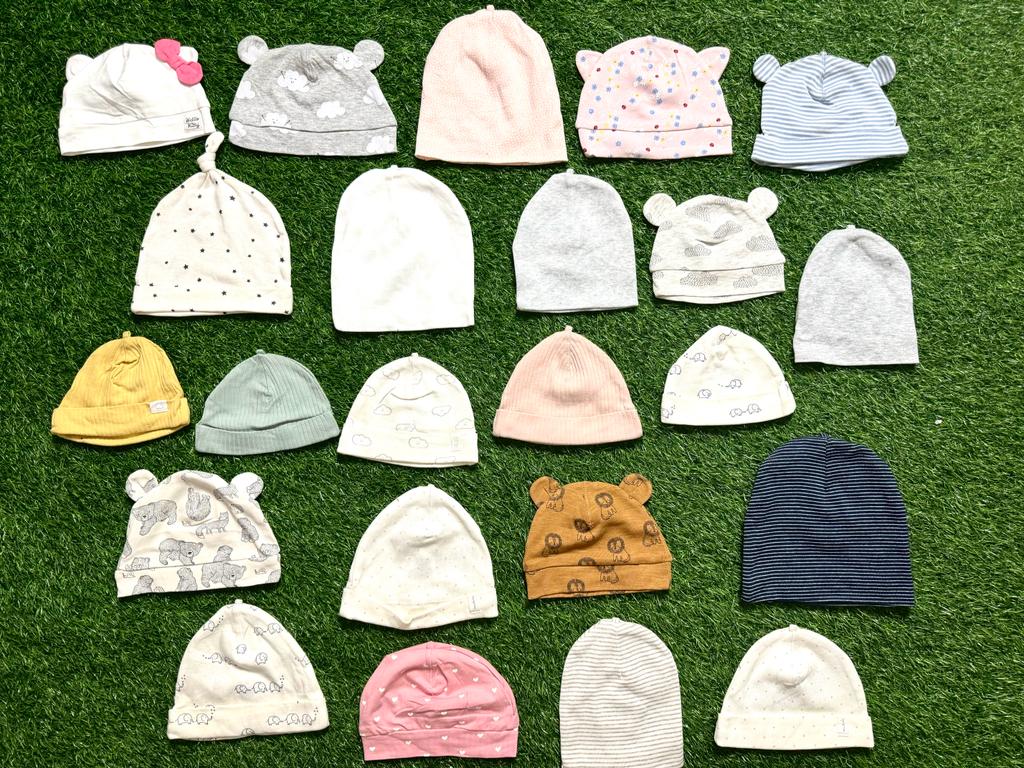 5 Pcs Organic Cotton Made Baby Cap/Hat