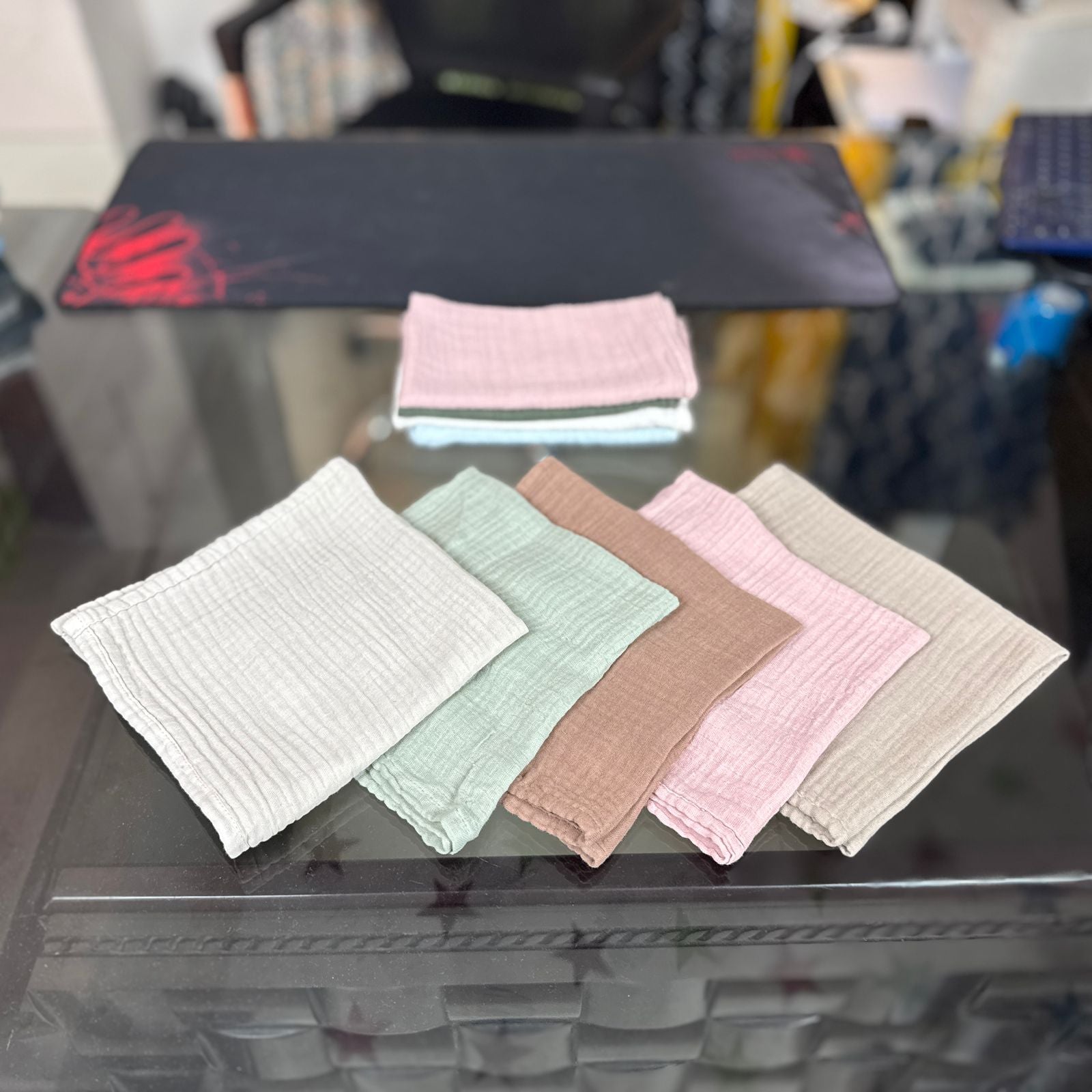 4 Layer Moslin Baby Blanket or Baby Katha