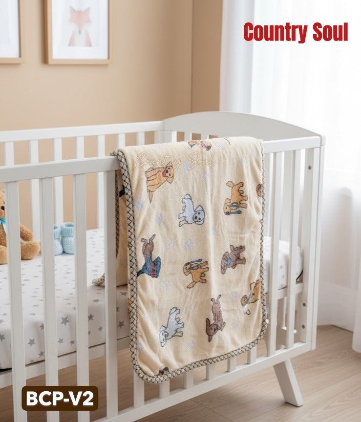 Country Soul premium Ultrasoft Warm & Cozy Baby Blanket/Combol- BCP-02