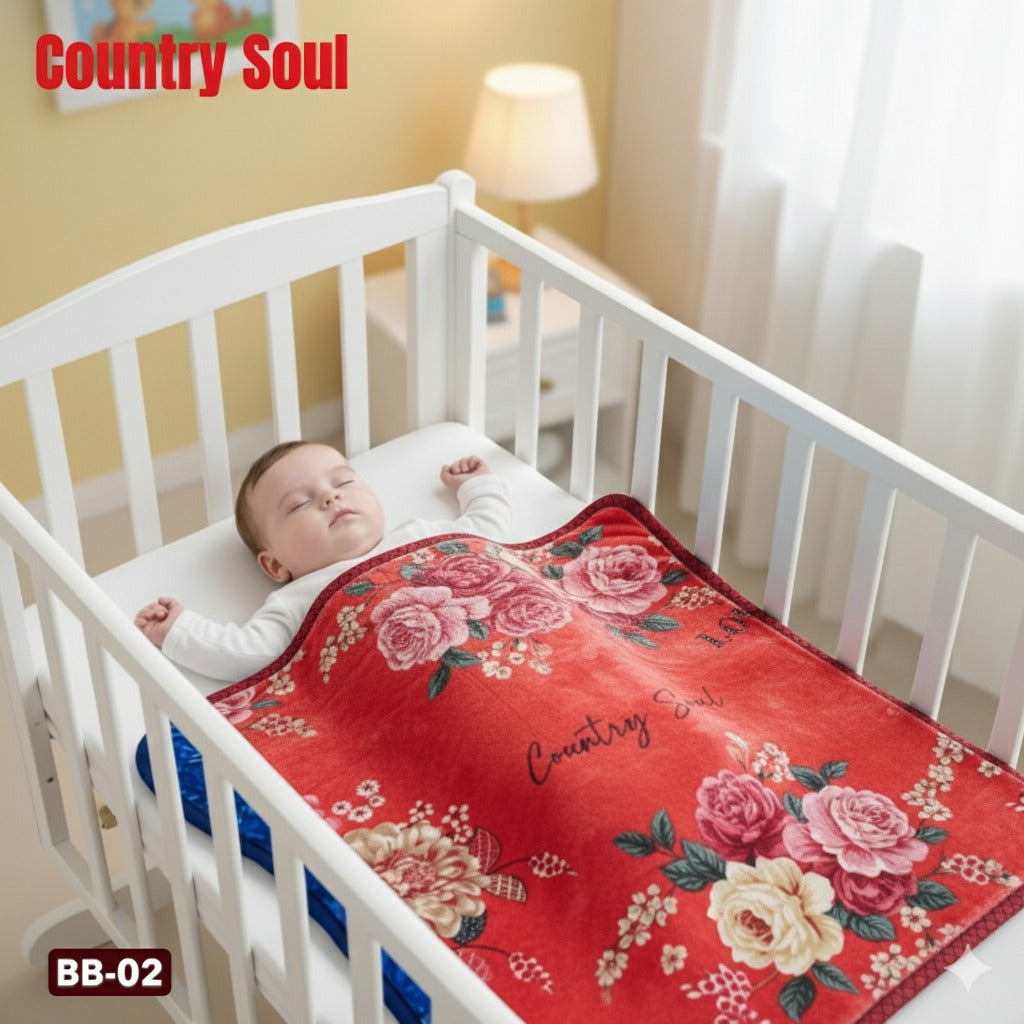 Country Soul Super soft Warm & Cozy Baby Blanket/Combol- BB-02