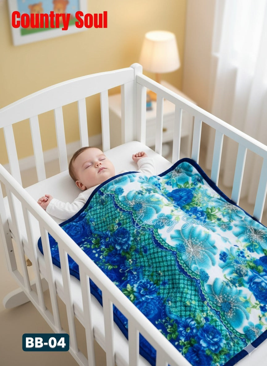 Country Soul Super soft Warm & Cozy Baby Blanket/Combol- BB-04
