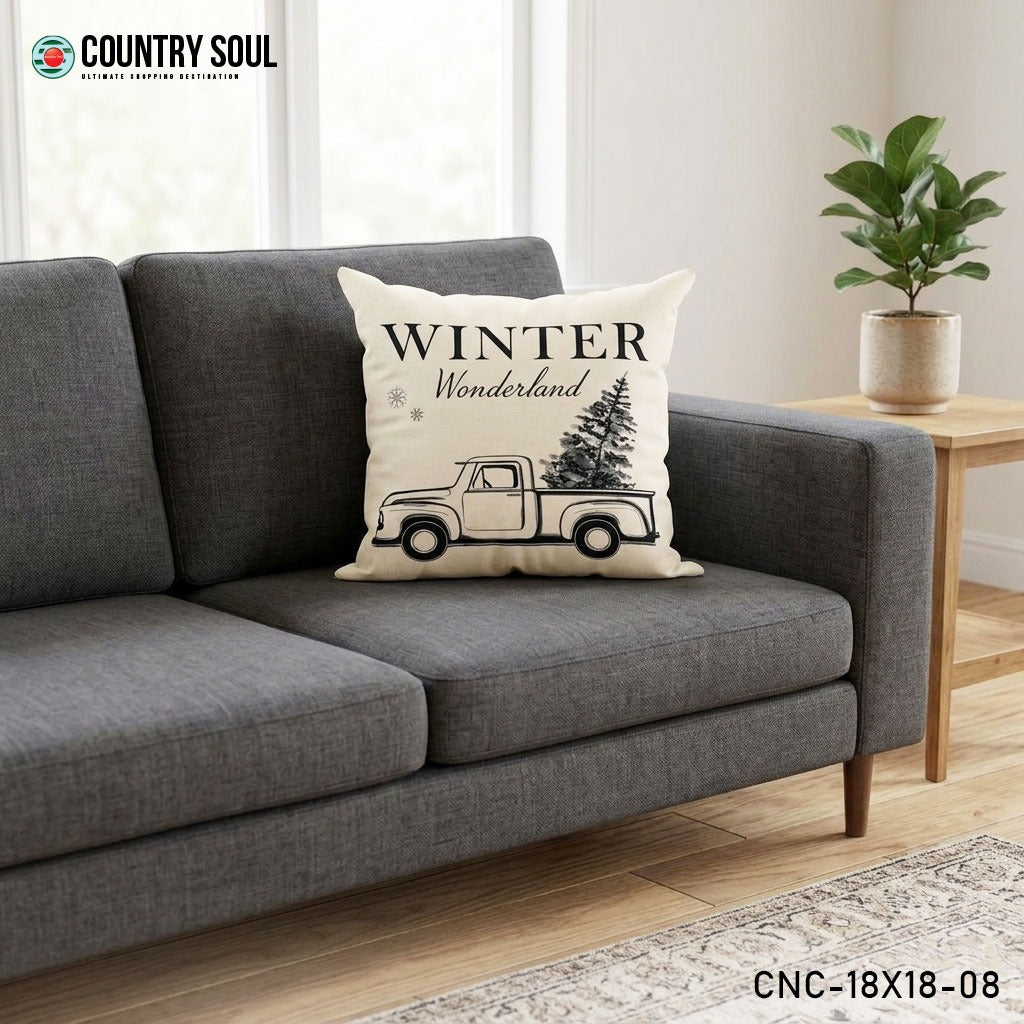 Decorative Cushion Cover 18x18 Inch, Design-08