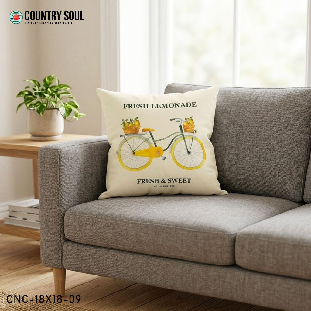 Decorative Cushion Cover 18x18 Inch, Design-09