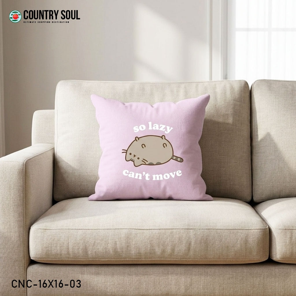 Decorative Cushion Cover 16x16 Inch, Design-03