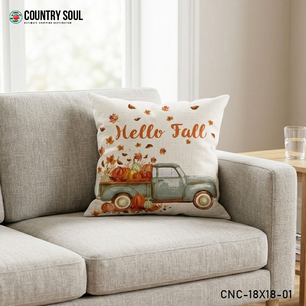 Decorative Cushion Cover 18x18 Inch, Design-01