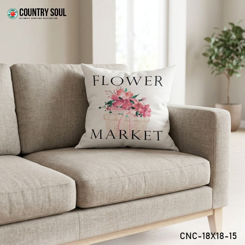 Decorative Cushion Cover 18x18 Inch, Design-15