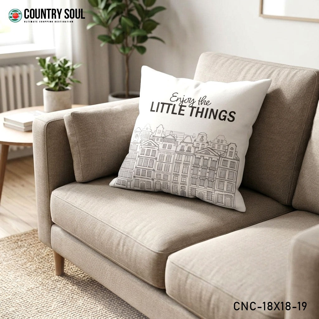 Decorative Cushion Cover 18x18 Inch, Design-19