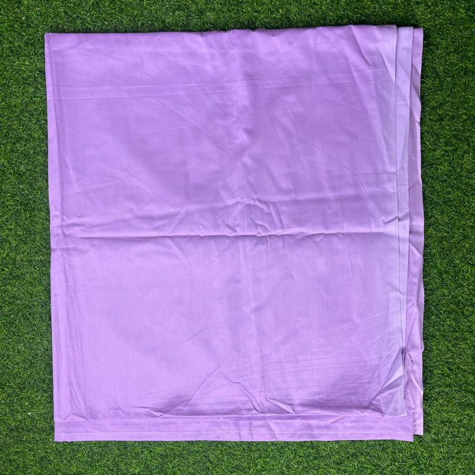 Soft Cotton Solid Color Bedsheet ( Super King Size) with two pillw cover-20