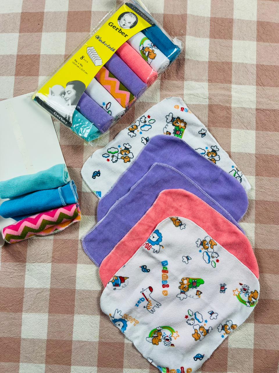 Washcloth (8 Pcs Combo )