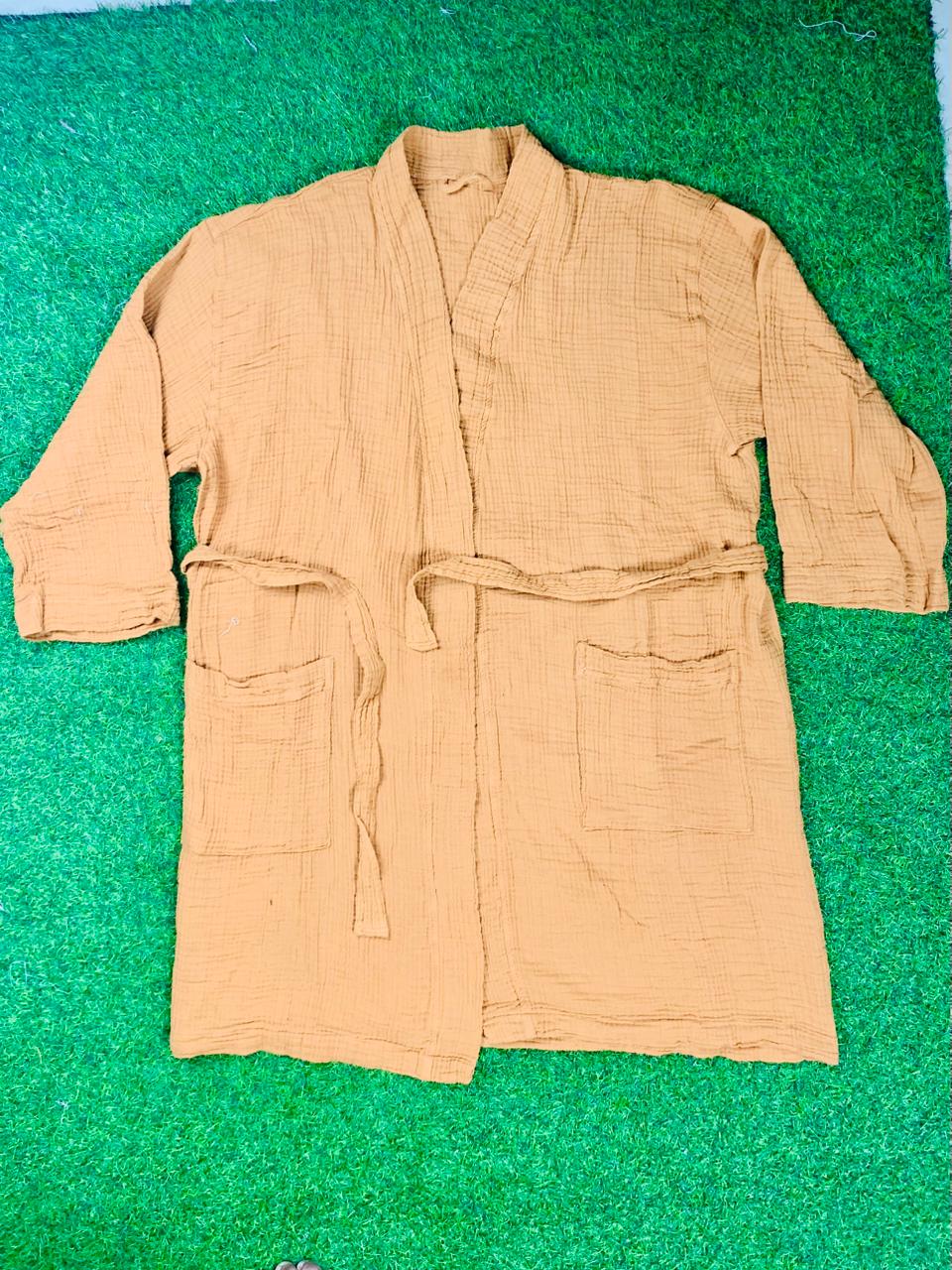 Country Soul Waffle Cotton Bathrobe – Lightweight PB-06