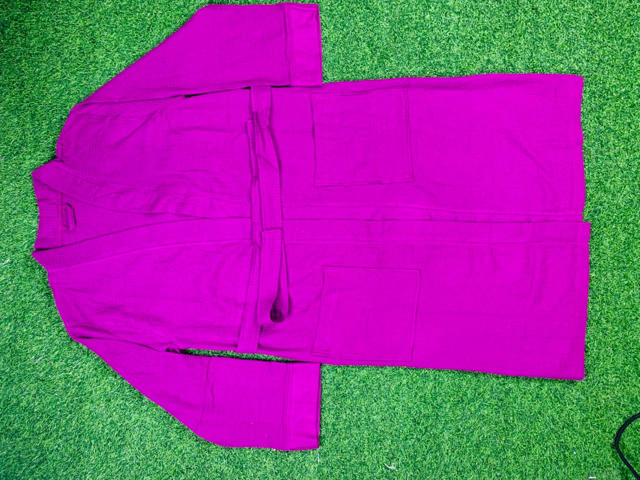 Country Soul Waffle Cotton Bathrobe – Lightweight PB-07